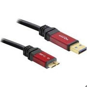 DELOCK Cable USB 3.0 red A to micro-B 1.0m DELOCK Cable USB 3.0 red A to micro-B 1.0m