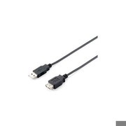 EQUIP USB 2.0 Extension A to A 3m S/B Black EQUIP USB 2.0 Extension A to A 3m S/B Black