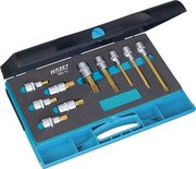 Hazet 990/10 Screwdriver Set, Internal Square 12.5 mm (1/2 inch), Internal Spline XZN Hazet 990/10 Screwdriver Set, Internal Square 12.5 mm (1/2 inch), Internal Spline XZN