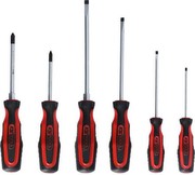 KS Tools 159.0020 Ergotorqueplus screwdriver set, 6-piece, Pozidriv and slotted KS Tools 159.0020 Ergotorqueplus screwdriver set, 6-piece, Pozidriv and slotted