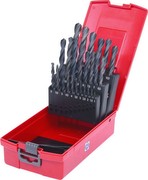 KS Tools 330.1623 HSS-R Twist Drill Set in Plastic Case, 25 Pieces, 1-13 mm KS Tools 330.1623 HSS-R Twist Drill Set in Plastic Case, 25 Pieces, 1-13 mm