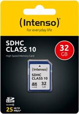 Intenso SD card Class 10 32GB (3411480) Intenso SD card Class 10 32GB (3411480)