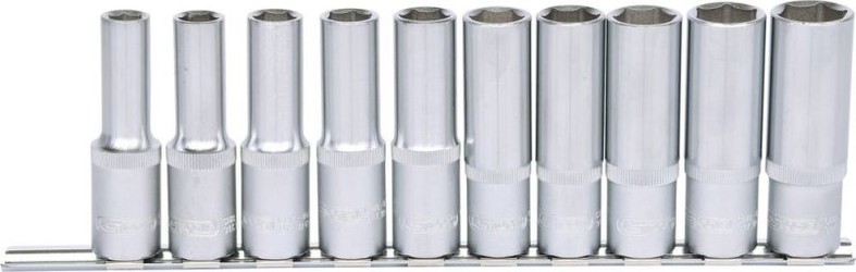 KS Tools 917.0615 1/2 Inch Classic Hex Socket Set, Long, 10-Piece, 10-19 mm KS Tools 917.0615 1/2 Inch Classic Hex Socket Set, Long, 10-Piece, 10-19 mm