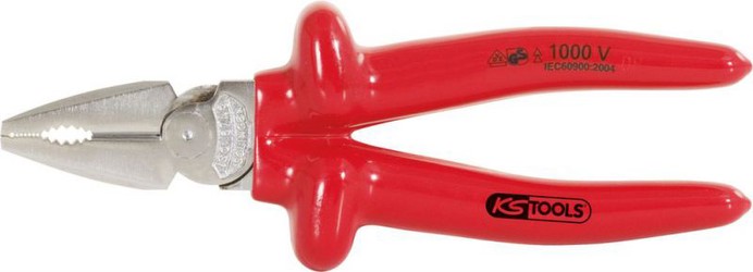 KS Tools 117.1278 Classic 1000 V Insulated Combination Pliers, 160 mm KS Tools 117.1278 Classic 1000 V Insulated Combination Pliers, 160 mm