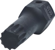 KS Tools 515.1166 1/2 inch Special Power Bit Socket for Triple Square (XZN) Screws, Long, M18 KS Tools 515.1166 1/2 inch Special Power Bit Socket for Triple Square (XZN) Screws, Long, M18