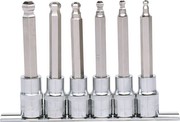 KS Tools 918.1665 1/2 inch Chrome Plus Bit Socket Set for Hexagon Socket Screws, Long KS Tools 918.1665 1/2 inch Chrome Plus Bit Socket Set for Hexagon Socket Screws, Long