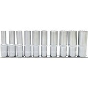 KS Tools 917.1750 1/2 inch 12-point socket set, long, 10-piece, 10-21 mm KS Tools 917.1750 1/2 inch 12-point socket set, long, 10-piece, 10-21 mm
