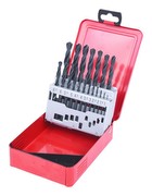 KS Tools 330.1610 HSS-R Twist Drill Set in Steel Sheet Case, 19 Pieces, 1-10 mm KS Tools 330.1610 HSS-R Twist Drill Set in Steel Sheet Case, 19 Pieces, 1-10 mm