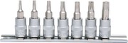 KS Tools 911.1458 1/4 inch Bit Socket Set for TX Screws, 7-piece, T10-T40 KS Tools 911.1458 1/4 inch Bit Socket Set for TX Screws, 7-piece, T10-T40