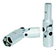 KS Tools 500.7304 3/8 inch Glow Plug Universal Joint Socket, short, L-75 mm, 12 mm KS Tools 500.7304 3/8 inch Glow Plug Universal Joint Socket, short, L-75 mm, 12 mm