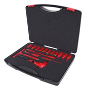 KS Tools 117.1860 1/2 inch Insulated Socket Set, 16-piece KS Tools 117.1860 1/2 inch Insulated Socket Set, 16-piece