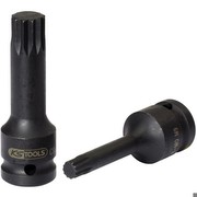 KS Tools 911.0947 1/2 inch Power Bit Socket for XZN Spline Screws, Long, M6 KS Tools 911.0947 1/2 inch Power Bit Socket for XZN Spline Screws, Long, M6