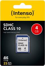 Intenso SD card Class 10 4GB (3411450) Intenso SD card Class 10 4GB (3411450)