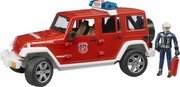Bruder Jeep Wrangler Unlimited Rubicon Fire Truck with Firefighter Bruder Jeep Wrangler Unlimited Rubicon Fire Truck with Firefighter