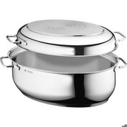 WMF Roasting pan with metal lid 8.5 l (07.8801.6040) WMF Roasting pan with metal lid 8.5 l (07.8801.6040)