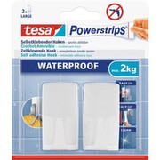 Tesa Powerstrips Waterproof Wall Hook 2 pcs Tesa Powerstrips Waterproof Wall Hook 2 pcs