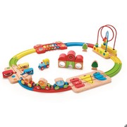 HaPe Rainbow Puzzle Train Set HaPe Rainbow Puzzle Train Set