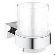 Grohe Essentials Cube Glass with Holder (40755001) Grohe Essentials Cube Glass with Holder (40755001)