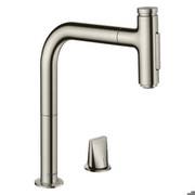 Hansgrohe Metris Select 2-Hole Single-Lever Kitchen Mixer (73818800) Hansgrohe Metris Select 2-Hole Single-Lever Kitchen Mixer (73818800)