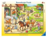 Ravensburger Frame puzzle On the horse farm Ravensburger Frame puzzle On the horse farm