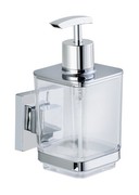Wenko Vacuum-Loc stainless steel soap dispenser Quadro Wenko Vacuum-Loc stainless steel soap dispenser Quadro