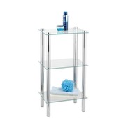 Wenko Shelf Yago rectangular with 3 glass shelves Wenko Shelf Yago rectangular with 3 glass shelves