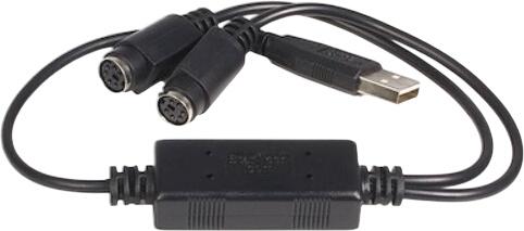 StarTech.com USB to PS/2 Adapter for Keyboard and Mouse (USBPS2PC) StarTech.com USB to PS/2 Adapter for Keyboard and Mouse (USBPS2PC)