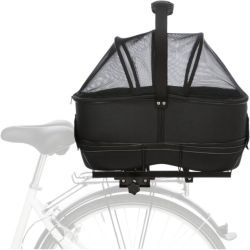 Trixie Dog bicycle basket Long for wide luggage racks Trixie Dog bicycle basket Long for wide luggage racks