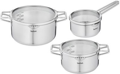 Tefal Nordica cookware set 3-piece Tefal Nordica cookware set 3-piece