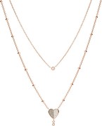 Fossil Flutter Hearts Necklace (JF03648791) Fossil Flutter Hearts Necklace (JF03648791)