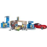 Bruder bworld Gas Station with Vehicle and Wash Bay (62111) Bruder bworld Gas Station with Vehicle and Wash Bay (62111)