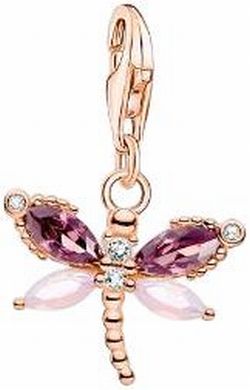 Thomas Sabo Charm pendant dragonfly rose gold (1873-323-7) Thomas Sabo Charm pendant dragonfly rose gold (1873-323-7)