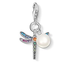 Thomas Sabo Charm Pendant Dragonfly Silver with Pearl (1833-340-7) Thomas Sabo Charm Pendant Dragonfly Silver with Pearl (1833-340-7)