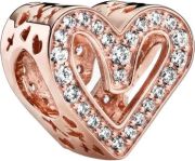 Pandora Sparkling Freehand Heart Charm rose gold (788692C01) Pandora Sparkling Freehand Heart Charm rose gold (788692C01)