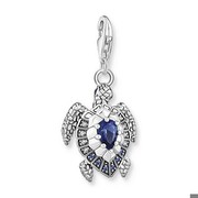 Thomas Sabo Charm Pendant Turtle with Blue Stones Thomas Sabo Charm Pendant Turtle with Blue Stones