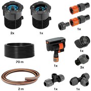 Gardena Complete set pipeline square sprinkler (8274-34) Gardena Complete set pipeline square sprinkler (8274-34)