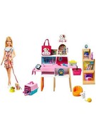 Mattel Barbie Pet Salon Playset and Doll (GRG90) Mattel Barbie Pet Salon Playset and Doll (GRG90)