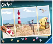 Ravensburger Paint by Numbers Beside the Seaside Ravensburger Paint by Numbers Beside the Seaside
