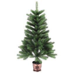 vidaXL Artificial Christmas Tree Realistic Needles Green 65 cm vidaXL Artificial Christmas Tree Realistic Needles Green 65 cm