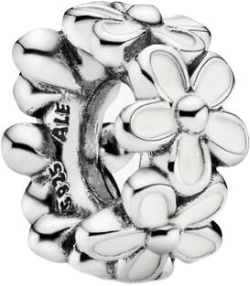 Pandora White Daisy Spacer Charm (791495EN12) Pandora White Daisy Spacer Charm (791495EN12)