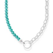 Thomas Sabo Charm necklace with turquoise beads (KE2188-404-17) Thomas Sabo Charm necklace with turquoise beads (KE2188-404-17)