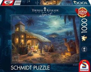 Schmidt Spiele Puzzle Thomas Kinkade Spirit, Jesus Birth Schmidt Spiele Puzzle Thomas Kinkade Spirit, Jesus Birth