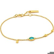 Ania Haie Turquoise Disc Bracelet (B014-01G) Ania Haie Turquoise Disc Bracelet (B014-01G)