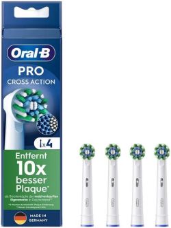 Oral-B Pro CrossAction Replacement Brush Head 4 pcs Oral-B Pro CrossAction Replacement Brush Head 4 pcs