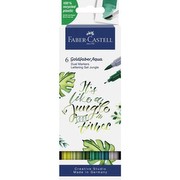 Faber-Castell Goldfaber Aqua Dual Marker 6-piece Case - Jungle (164517) Faber-Castell Goldfaber Aqua Dual Marker 6-piece Case - Jungle (164517)
