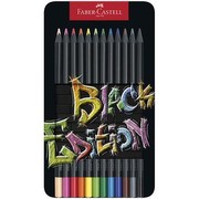 Faber-Castell Black Edition colored pencil 12-piece metal case (116413) Faber-Castell Black Edition colored pencil 12-piece metal case (116413)