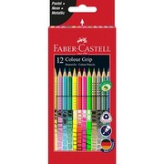 Faber-Castell Colour Grip Colored Pencil 12-Pack Cardboard Case Special Colors (201569) Faber-Castell Colour Grip Colored Pencil 12-Pack Cardboard Case Special Colors (201569)