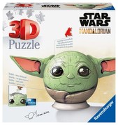 Ravensburger 3D Puzzle Ball Mandalorian Grogu with Ears (11556) Ravensburger 3D Puzzle Ball Mandalorian Grogu with Ears (11556)