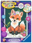 Ravensburger Paint by Numbers Flowery Fox Ravensburger Paint by Numbers Flowery Fox