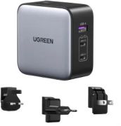 UGREEN Nexode 65W GaN USB-C Travel Charger 3-Port (90409) UGREEN Nexode 65W GaN USB-C Travel Charger 3-Port (90409)